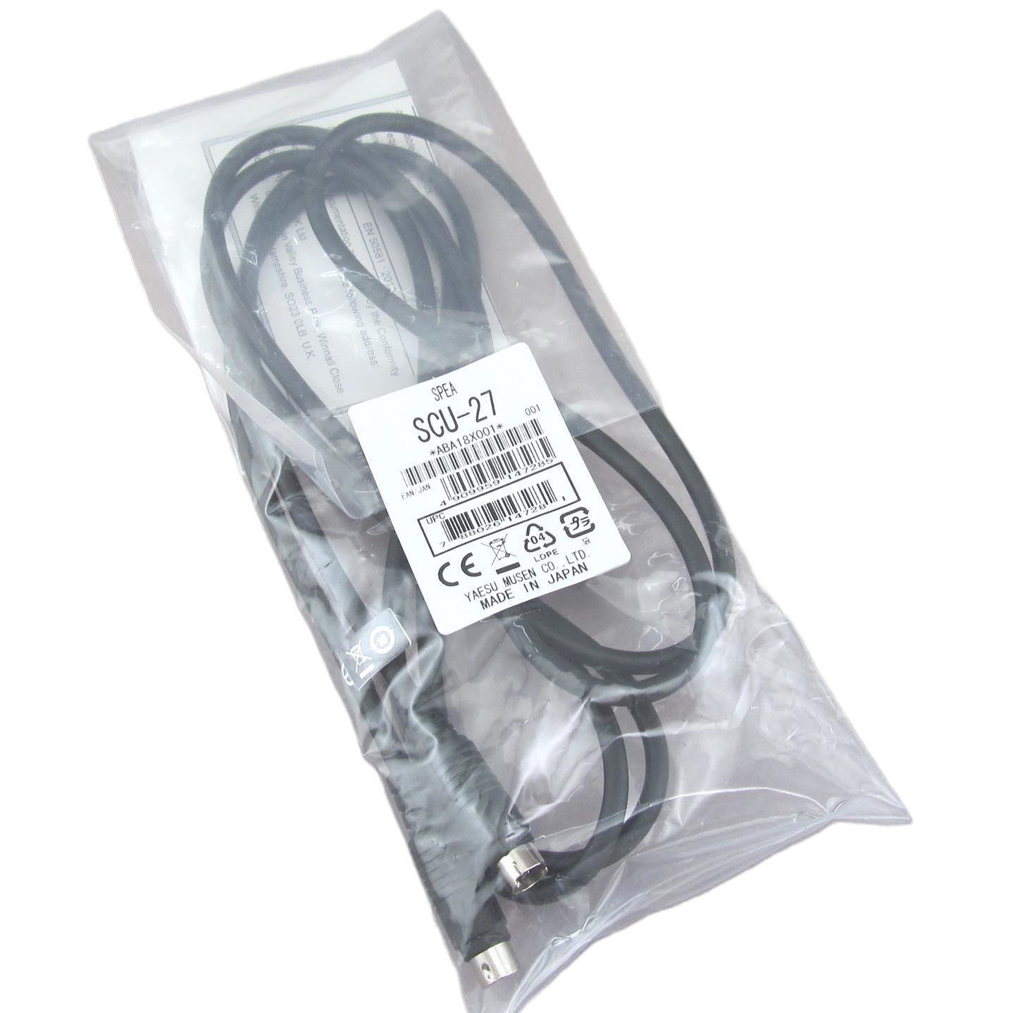 Yaesu SCU-27 Cable de conexión a antena Mini DIN de 6 pines, macho, de 1 metro, 83 gramos compatibles con Yaesu FTDX101 FT-991A Precio con iva incluido 3