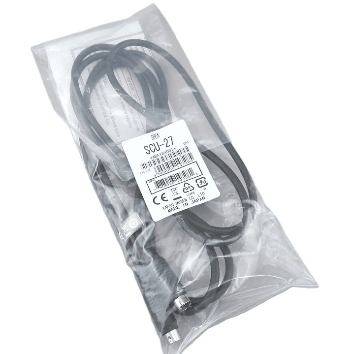 Yaesu SCU-27 Cable de conexión a antena Mini DIN de 6 pines, macho, de 1 metro, 83 gramos compatibles con Yaesu FTDX101 FT-991A Precio con iva incluido 3