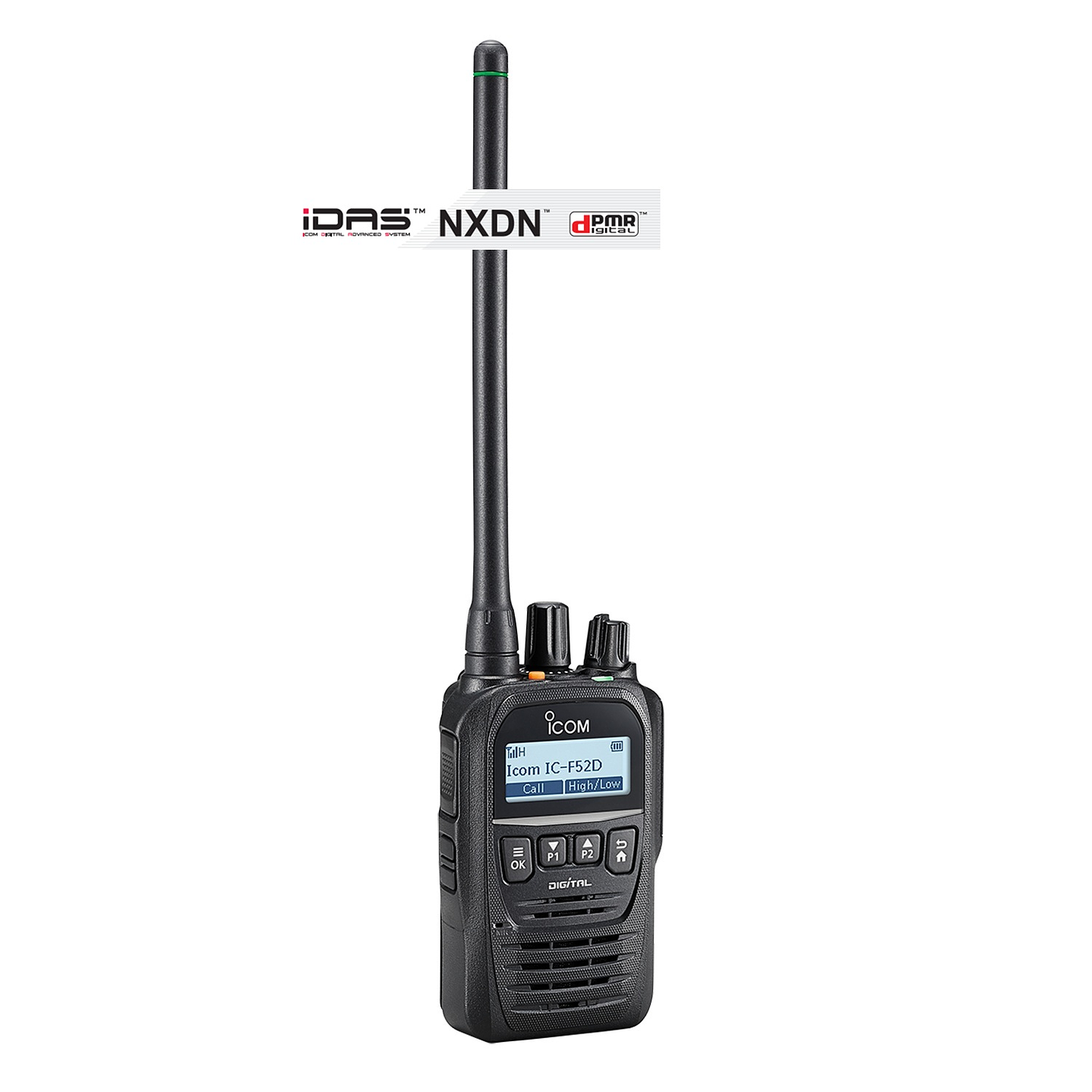 ICOM IC-F52D VHF 136-174 MHz 512 canales Digital IDAS™ 5W Radio digital MIL-STD-810 G Protección IP67 (Importación a pedido 4 - 6 semanas) Precio con iva incluido 1