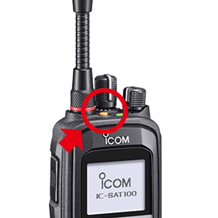 ICOM IC-SAT100 Radio Satelital, comunicación Vía PTT en Todo el Mundo **Plan Satelital no incluido** (Importación de 4-5 semanas) Precio con iva incluido 3