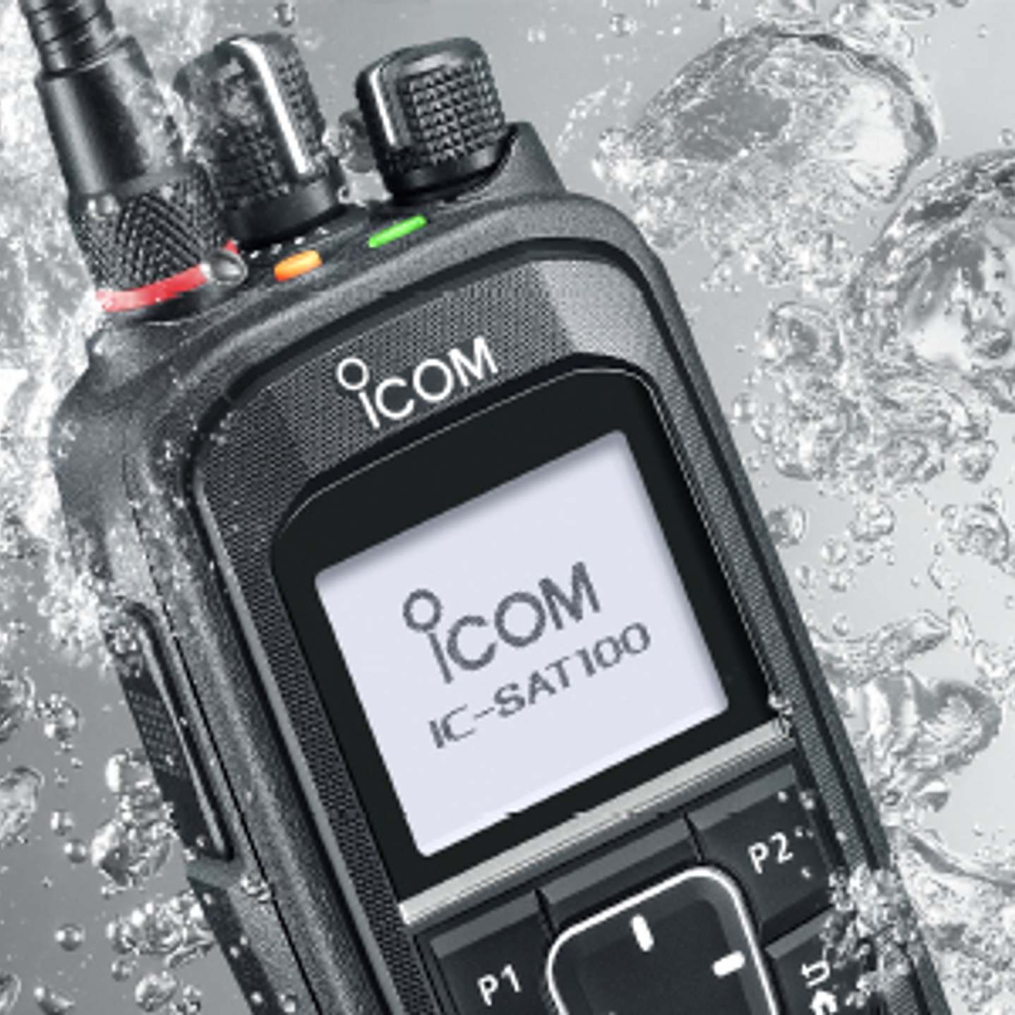 ICOM IC-SAT100 Radio Satelital, comunicación Vía PTT en Todo el Mundo **Plan Satelital no incluido** (Importación de 4-5 semanas) Precio con iva incluido 4