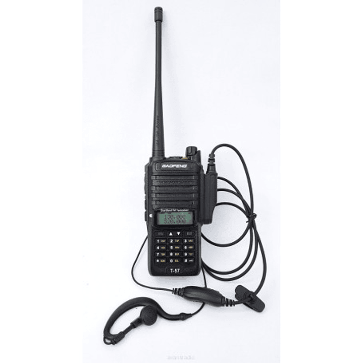  Baofeng T-57 UHF 400-520/VHF 136-174 Mhz 128CH Analogico 5W Radio dual band, IP67 Ideal para cámaras de frío, zona lacustre o trabajos de costa Precio con iva incluido 10