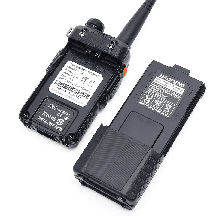 Baofeng UV-5R 3800mAh UHF 400-520 Mhz/VHF 136-174 Mhz 128CH Analogica 8W Radio dual band Precio con iva incluido 13