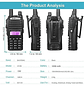 Baofeng UV-82 VHF/UHF Dualband 136-174/400-520Mhz 128CH Analogico 5W Radio analogica dual band incluye batería, clip, antena, cargador  Precio con iva incluido - Miniatura 16