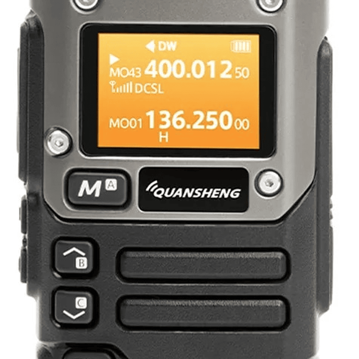 Quansheng UV-K6 50/76 108/135.9975 136/173.9975 174∽349.9975 350/399.9975 400/469.9975 470/599.9975 Radio Dualband VHF/UHF recibe frecuencia aérea y alertas meteorológicas Precio con iva incluido  14