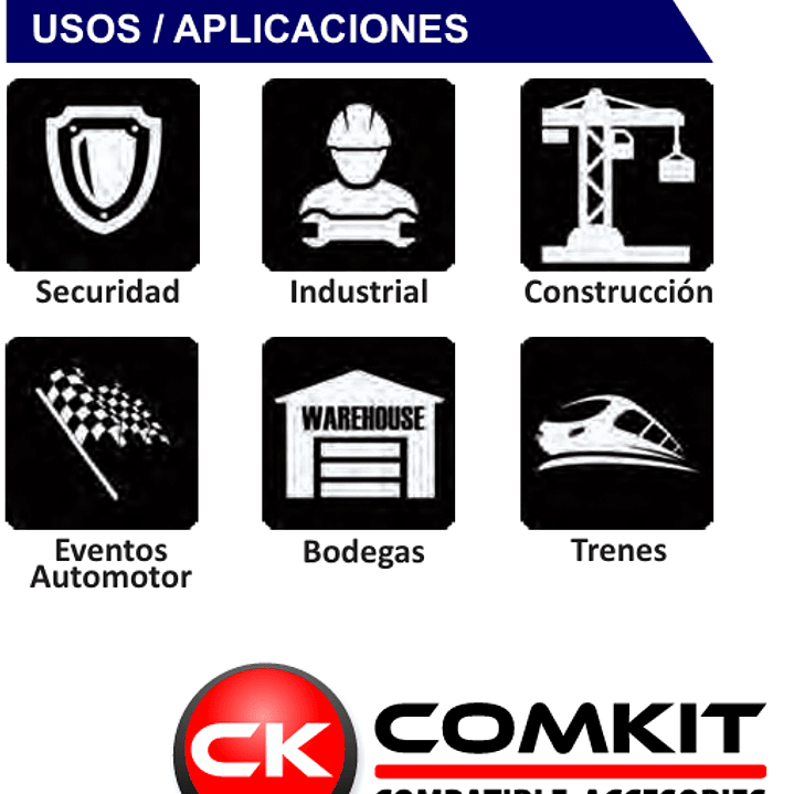 COMKIT CK-RAN3000HM Incluye QDC-K1 para Kenwood Diadema de alto ruido para cascos de seguridad MSA con supresor de ruido y boom flexible Precio con iva incluido 5