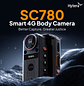 Hytera SC780 Bodycam 4G LTE y Radio PoC 64GB 4G 130° 13Hr IP68 MIL-STD-810H 200gr Pre/Post grabado GPS NFC AES256 CUMPLE Ley 21659 Precio con iva incluido - Miniatura 2