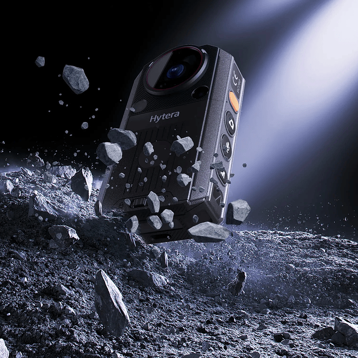 Hytera SC780 Bodycam 4G LTE y Radio PoC 64GB 4G 130° 13Hr IP68 MIL-STD-810H 200gr Pre/Post grabado GPS NFC AES256 CUMPLE Ley 21659 Precio con iva incluido 13