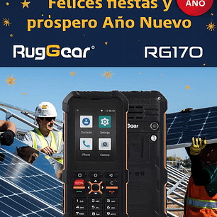 Ruggear RG170 Smartphone Rugerizado y Radio PoC PTT over celular Android GO Bluetooth 4.2 Wifi IP68/IP69k & MIL-STD 810G Micro USB 12 horas de duración Precio con iva incluido