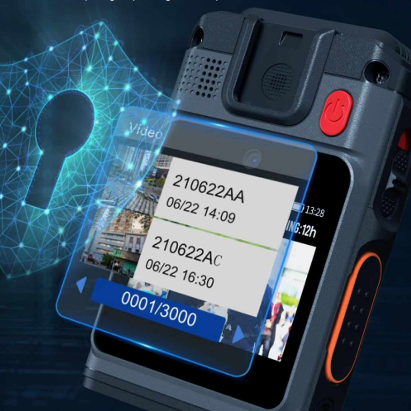 10 Hytera SC580 Bodycam +IDS 64GB y Radio PoC 4G 121°-150° IP68 158gr BT5.1 GPS Wifi Simcard Pre/Post Grabado de vídeo Vídeo Cifrado AES256 12 Horas grabación continua Cumple ley 21659 Precio con iva 3