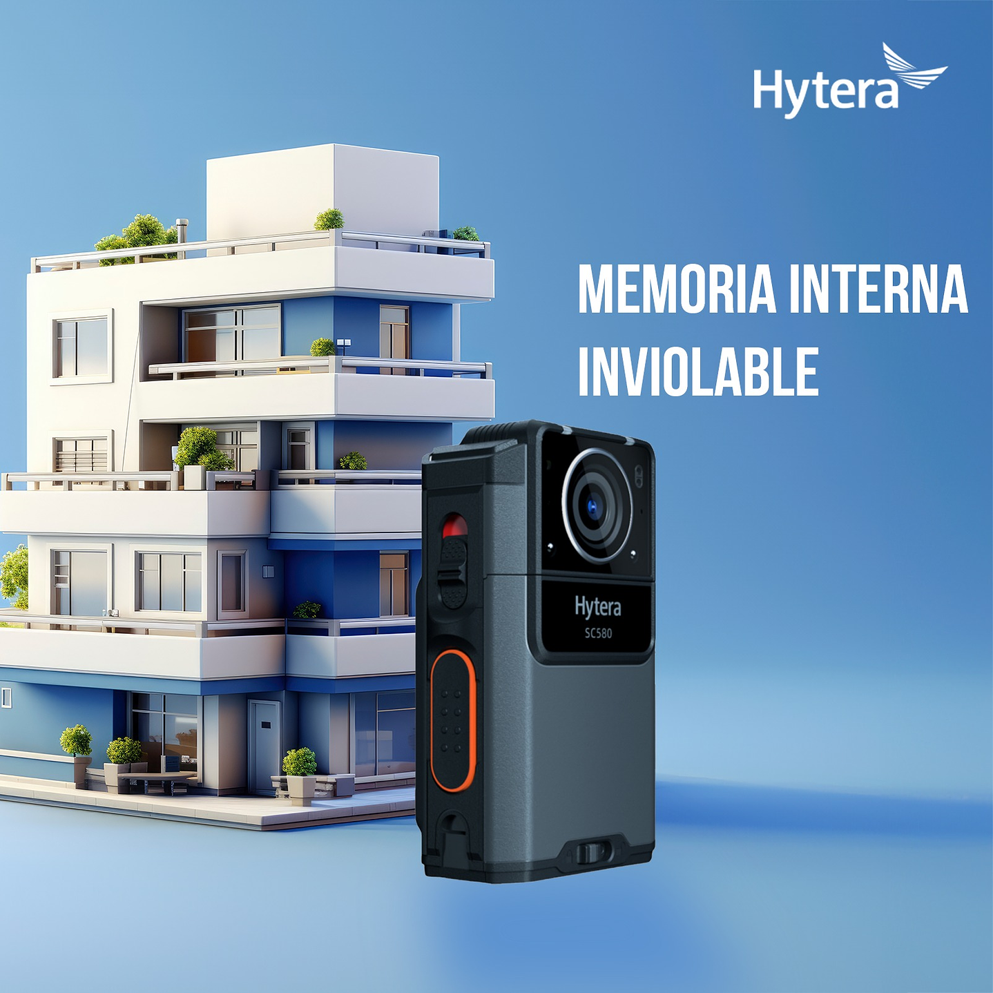 10 Hytera SC580 Bodycam +IDS 64GB y Radio PoC 4G 121°-150° IP68 158gr BT5.1 GPS Wifi Simcard Pre/Post Grabado de vídeo Vídeo Cifrado AES256 12 Horas grabación continua Cumple ley 21659 Precio con iva 8