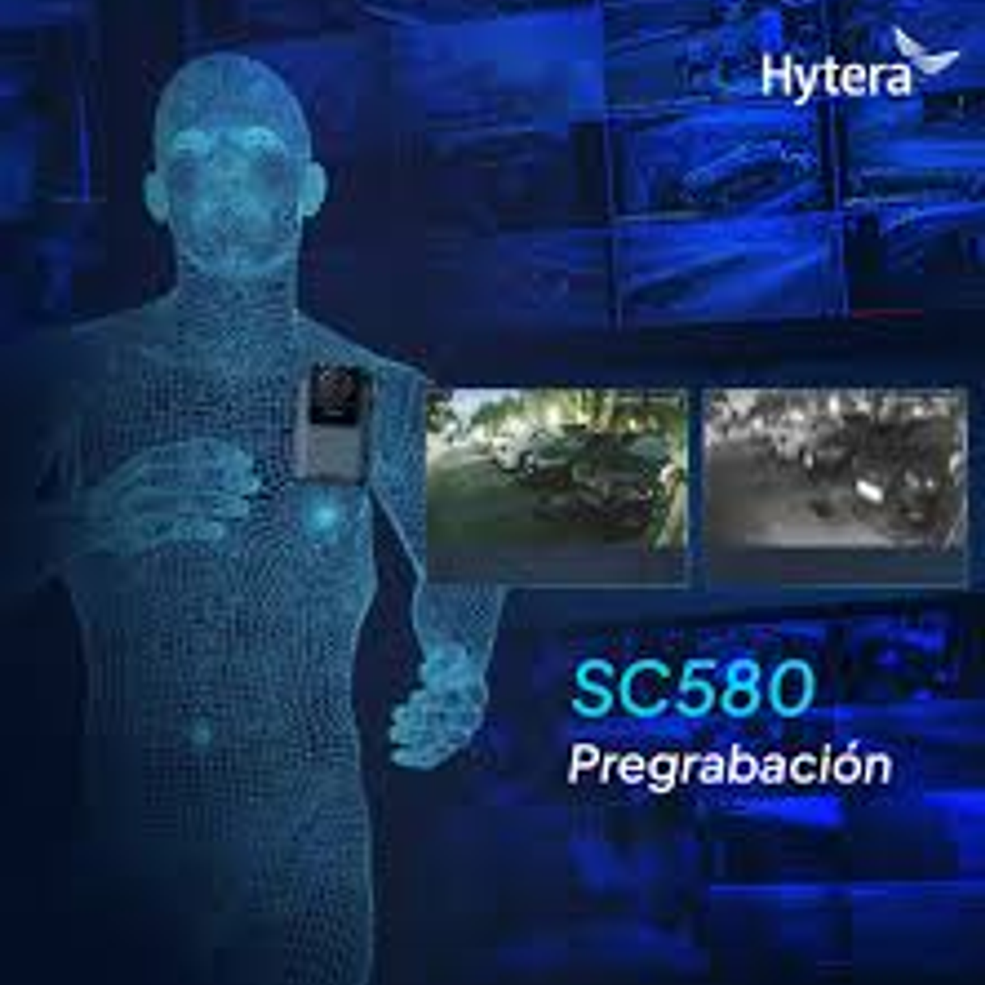 10 Hytera SC580 Bodycam +IDS 64GB y Radio PoC 4G 121°-150° IP68 158gr BT5.1 GPS Wifi Simcard Pre/Post Grabado de vídeo Vídeo Cifrado AES256 12 Horas grabación continua Cumple ley 21659 Precio con iva 29