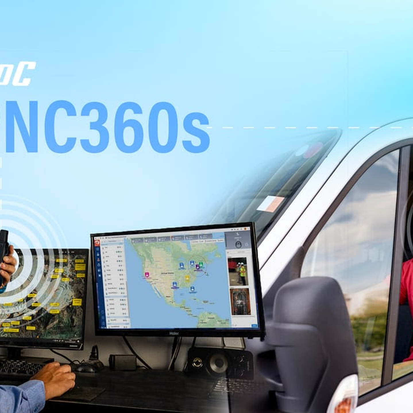 10 Hytera PNC360S + 10 EHS26R Auriculares + PoC Radio PTT sobre celular duradero y confiable para las condiciones más difíciles 24