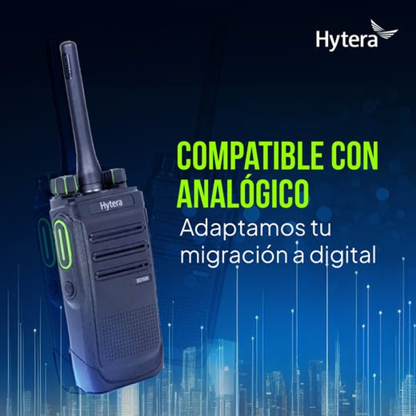 10 Hytera BD506 UHF + 10 EHM10A Auriculares 410-480 MHz 48 CH 4W Radio Digital DMR y Analogico, sin pantalla con cancelación de ruido Precio con iva incluido 10