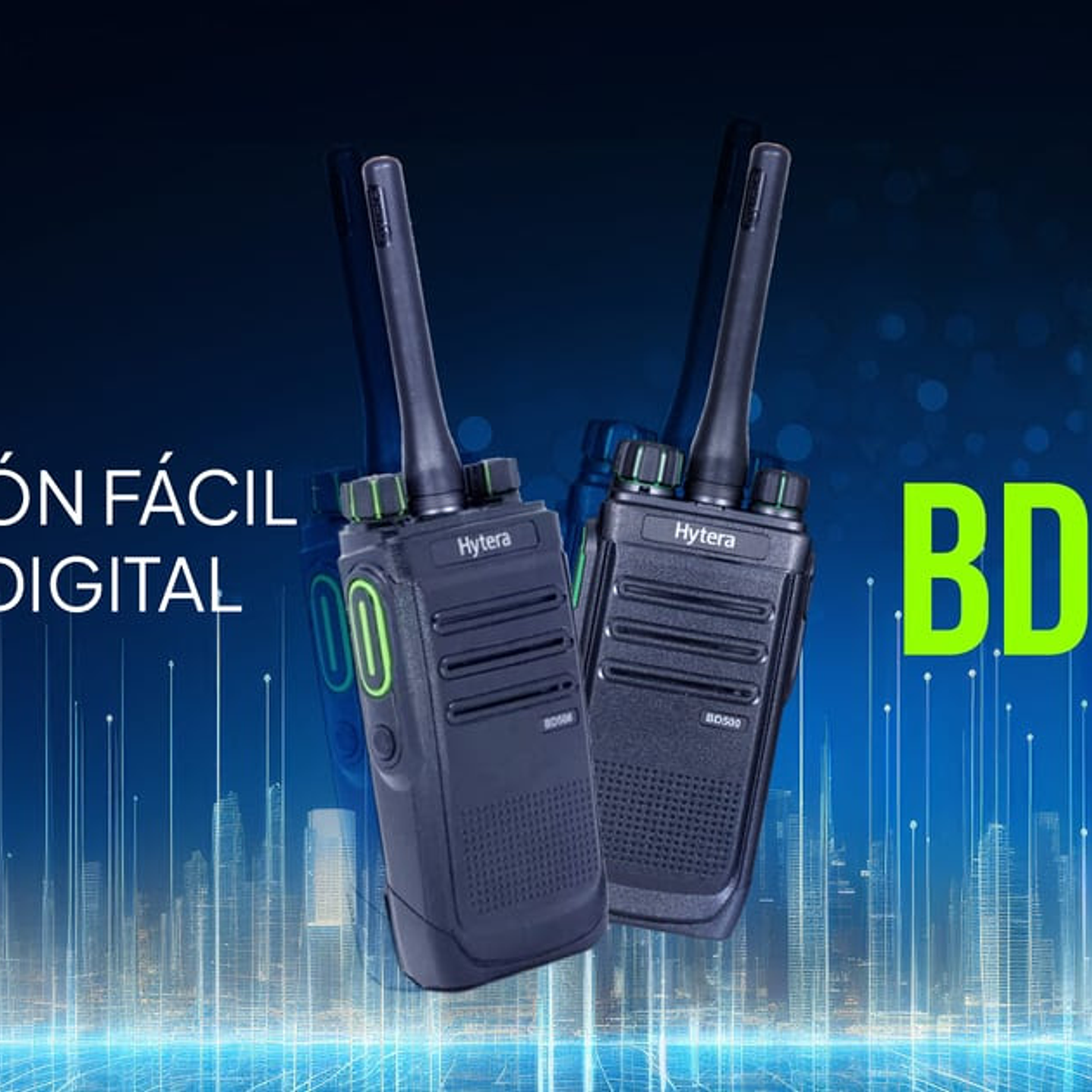 (Compra 20 y lleva 22) Hytera BD506 VHF 136-174 MHz 48 CH Digital DMR y Analogico 5W Radio sin pantalla con cancelación de ruido Precio con iva incluido 15