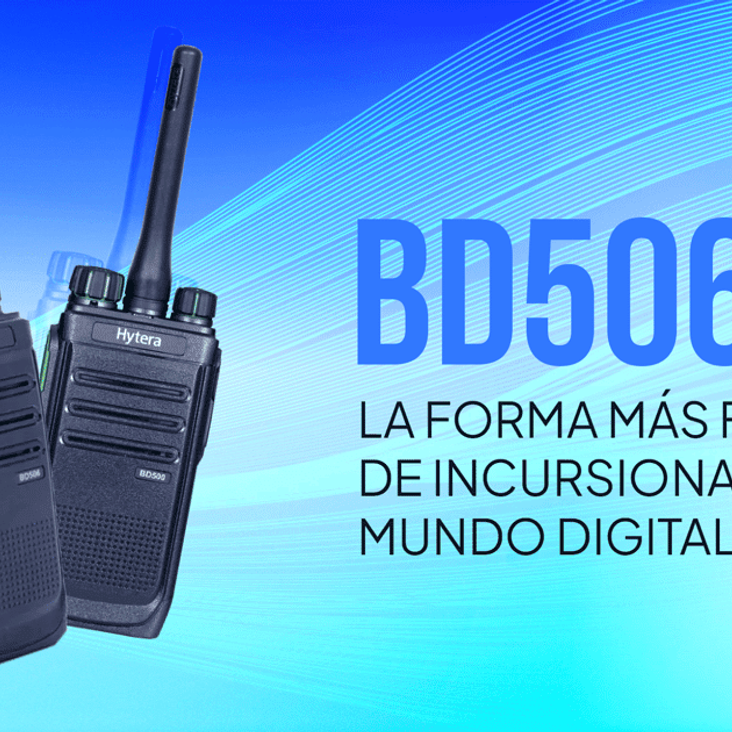 (Compra 20 y lleva 22) Hytera BD506 VHF 136-174 MHz 48 CH Digital DMR y Analogico 5W Radio sin pantalla con cancelación de ruido Precio con iva incluido 8