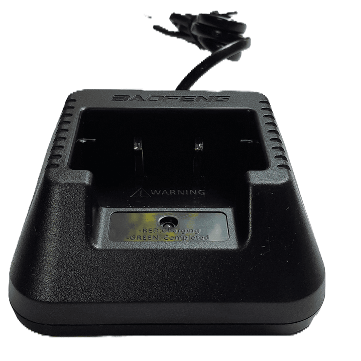 Baofeng AD-CH5R Cargador de escritorio enchufe EU Input 100-240V 50/60Hz 0,2A Output DC 8.4V 0,5A Precio con iva incluido  1