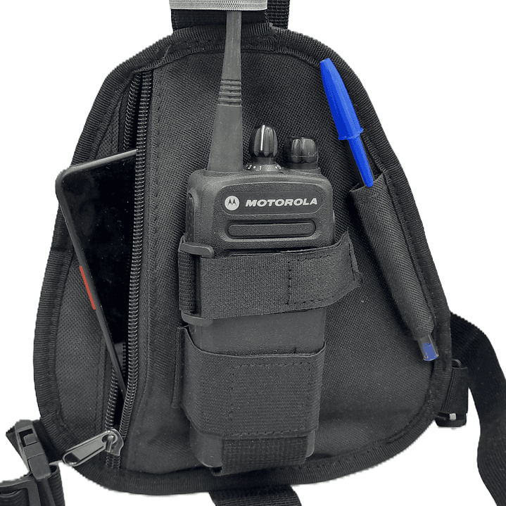 Genérico 0166063053 Pechera con porta-radio antena, porta lápiz con cierre para guardar cosas Precio con iva incluido 4