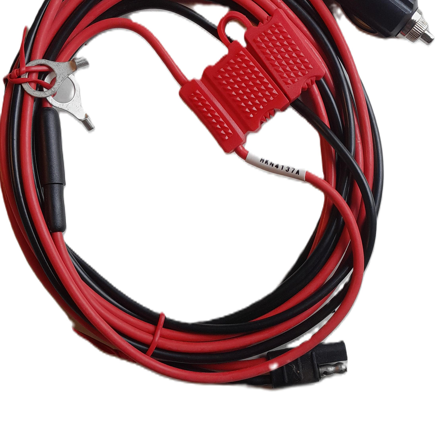 Genérico BE-X-M Cable de alimentación para equipos móviles Motorola con conector de encendedor y fusible Precio con iva incluido 4