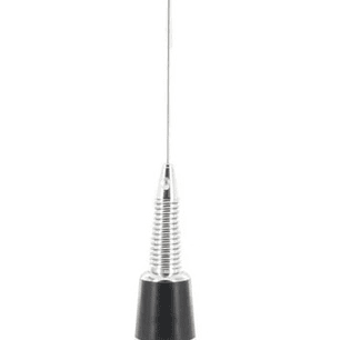 COMKIT CK-MV150 Antena móvil VHF 5/8 de onda de 3 dB de ganancia. Rango 136 a 174MHz, con base para montaje NMO. Incluye resorte Precio con iva incluido