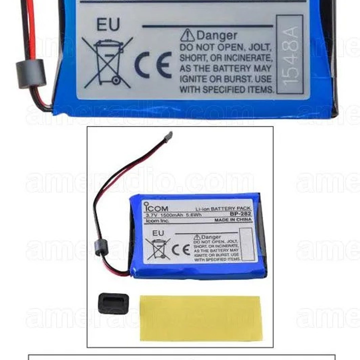 ICOM BP-282 Batería de Li-Ion de 1500mAh para radio IC-M25 Precio con iva incluido 6