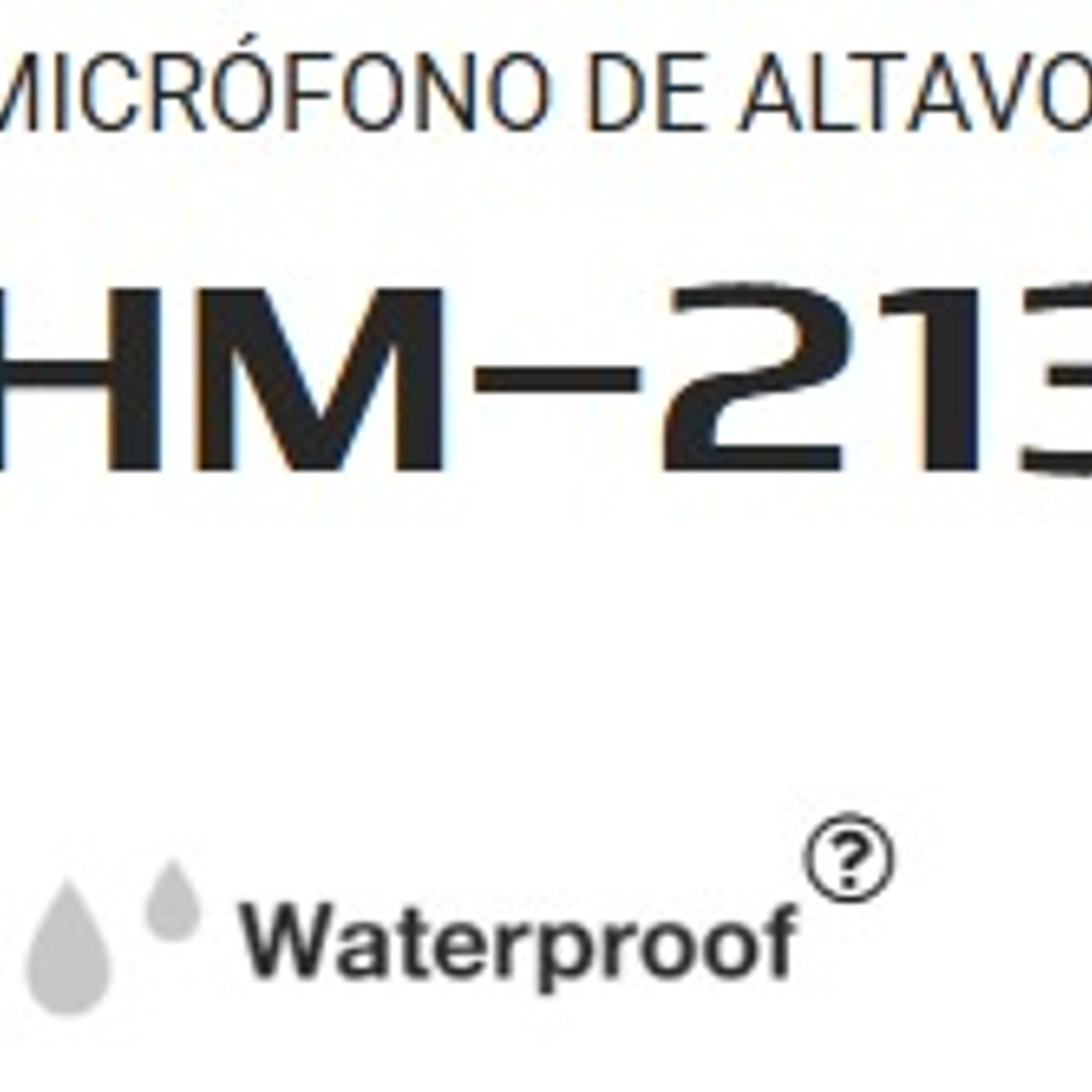 ICOM HM-213 Micrófono parlante remoto IPX7 Waterproof para IC-M25 IC-M25EVO IC-M37 IC-M37EVO Precio con iva incluido  3