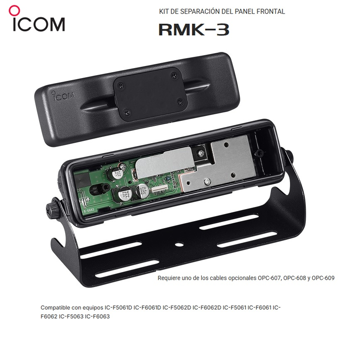 ICOM RMK-3 Kit de separación del panel frontal para equipos móviles (Importación 4-6 semanas) Precio con iva incluido 1
