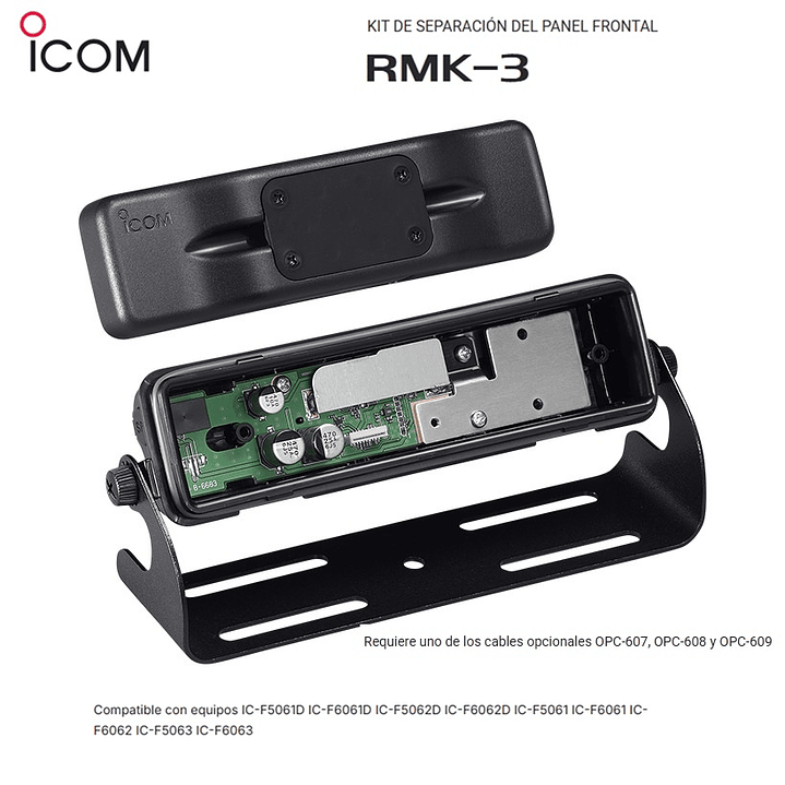 ICOM RMK-3 Kit de separación del panel frontal para equipos móviles (Importación 4-6 semanas) Precio con iva incluido 1