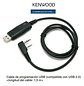 Kenwood KPG-22UM Cable de programación para equipos portátiles con entrada de audio de 2 pines Precio con iva incluido - Miniatura 1