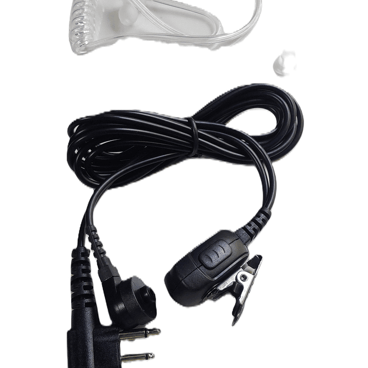 Genérico E-1326PS Auricular con PTT de solapa simple de 1 cable con tubo acústico transparente para Motorola Analógicos EP350MX EP450 R2 DEP250 DEP450 Precio con iva incluido