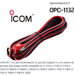 ICOM OPC-1132 Cable de alimentación CC para 20A, longitud 3 m,  con conector de dos pines, para equipos móviles Precio con iva incluido - Miniatura 1