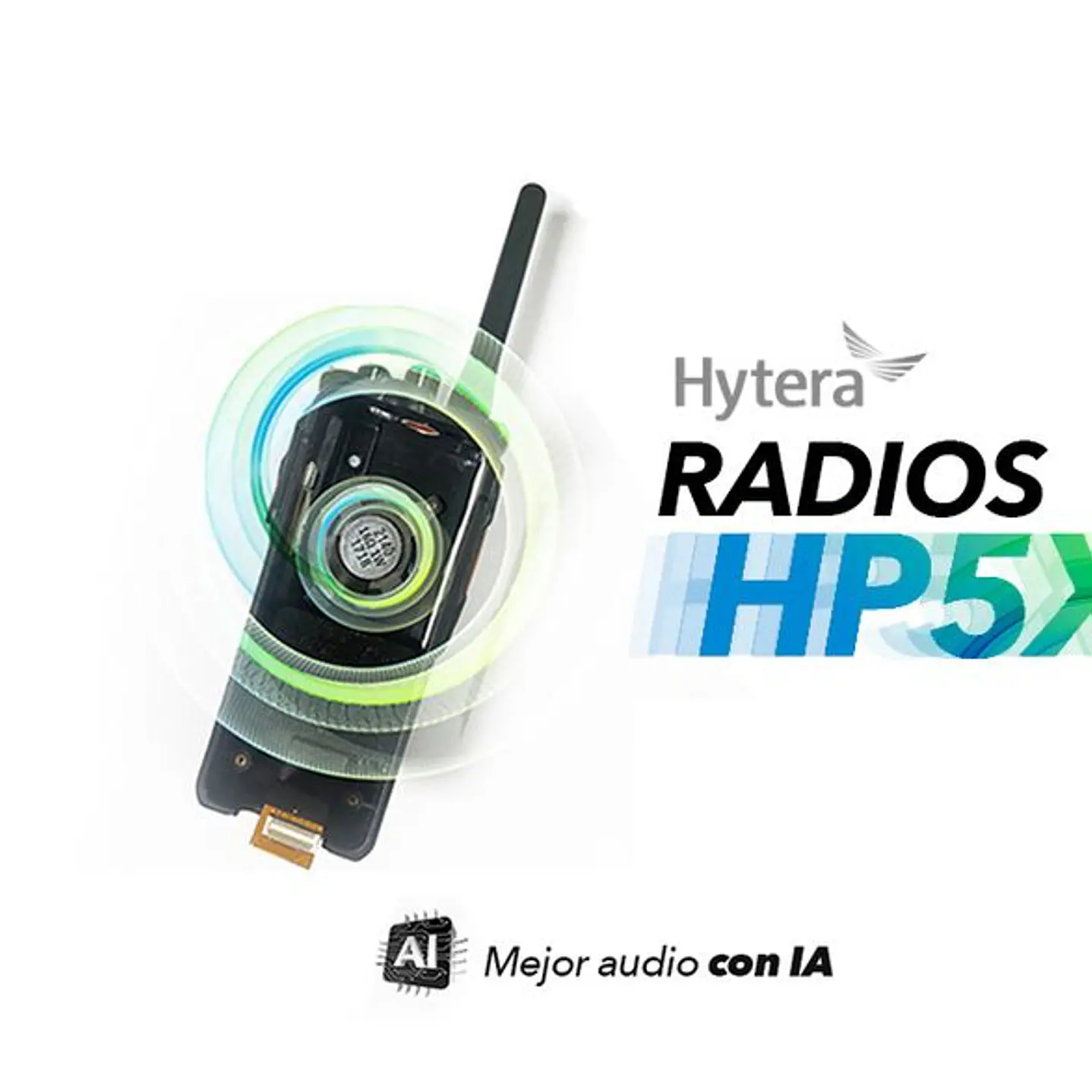 Hytera HP506BT VHF 136-174 MHz 256 CH DMR y Analogico 5W Radio Digital Portátil Profesional Bluetooth Sin pantalla Precio con iva incluido 3