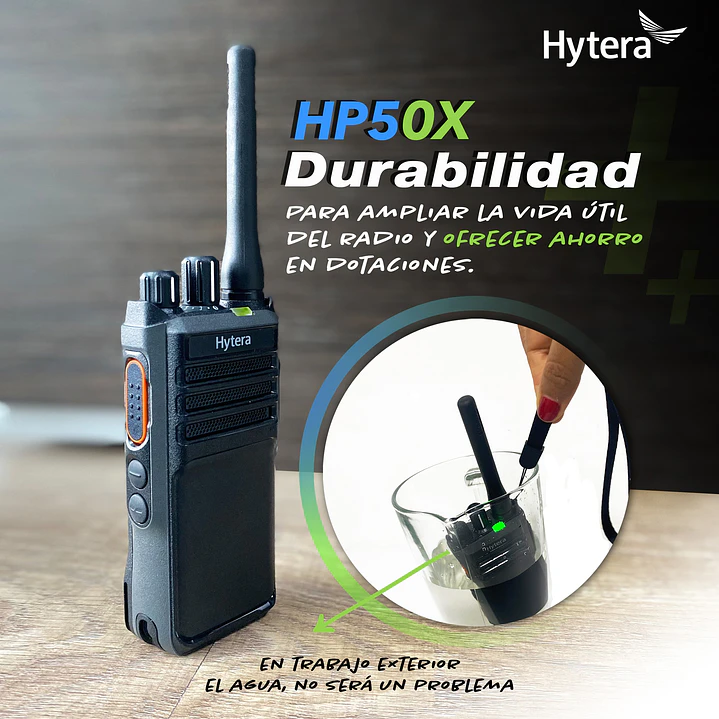Hytera HP506BT VHF 136-174 MHz 256 CH DMR y Analogico 5W Radio Digital Portátil Profesional Bluetooth Sin pantalla Precio con iva incluido 22