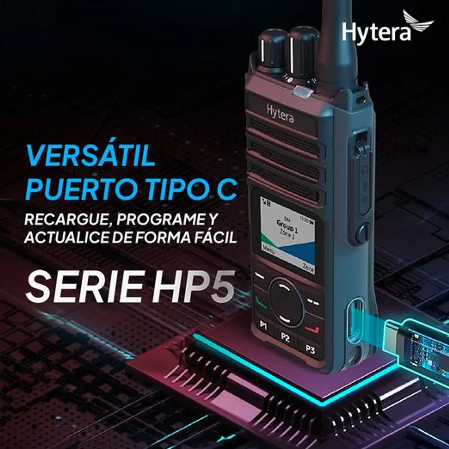 Hytera HP506BT UHF1 400-470 MHz 256 CH DMR Tier II 4W Radio Digital Portátil Profesional| |Bluetooth Sin pantalla Precio con iva incluido 16