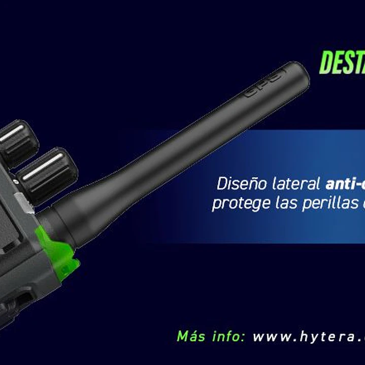 Hytera HP506 VHF 136-174 MHz 256CH Digital DMR y Analogico 5W Batería 1500mAh Radio Digital Profesional DMR Tier II y Analogico IP67 y MIL-STD-810G, parlante anti magnético Precio con iva 19