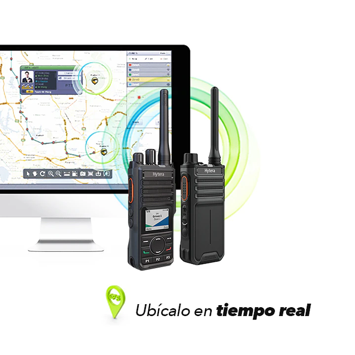 Hytera HP506GPS UHF 400-470 MHz 256CH DMR y Analogico 4W Radio digital portátil con GPS Sin pantalla Precio con iva incluido 2