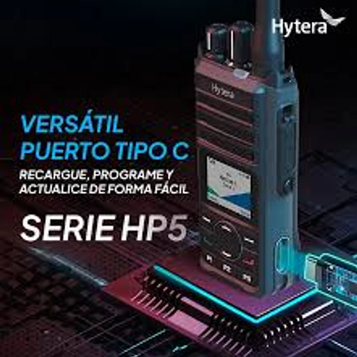 Hytera HP506GPS UHF 400-470 MHz 256CH DMR y Analogico 4W Radio digital portátil con GPS Sin pantalla Precio con iva incluido 5