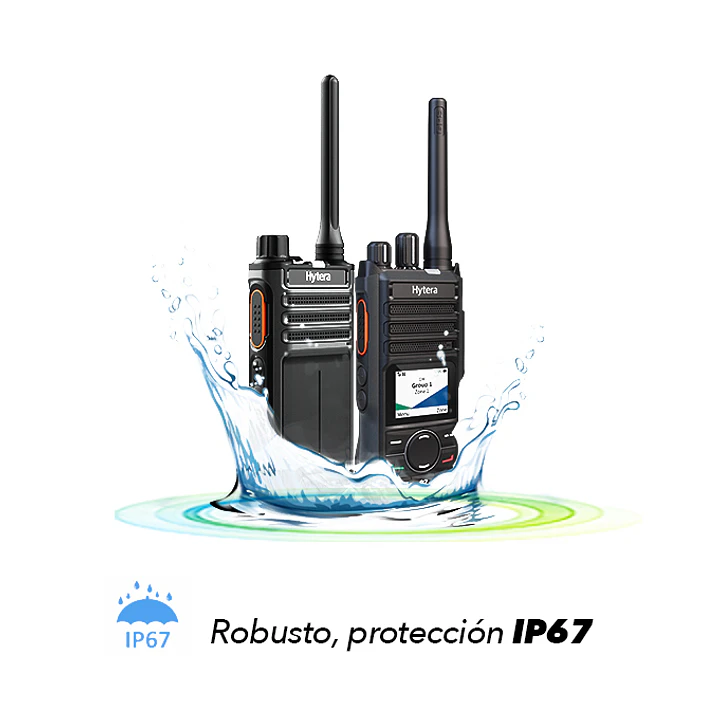 Hytera HP506GPS UHF 400-470 MHz 256CH DMR y Analogico 4W Radio digital portátil con GPS Sin pantalla Precio con iva incluido 12
