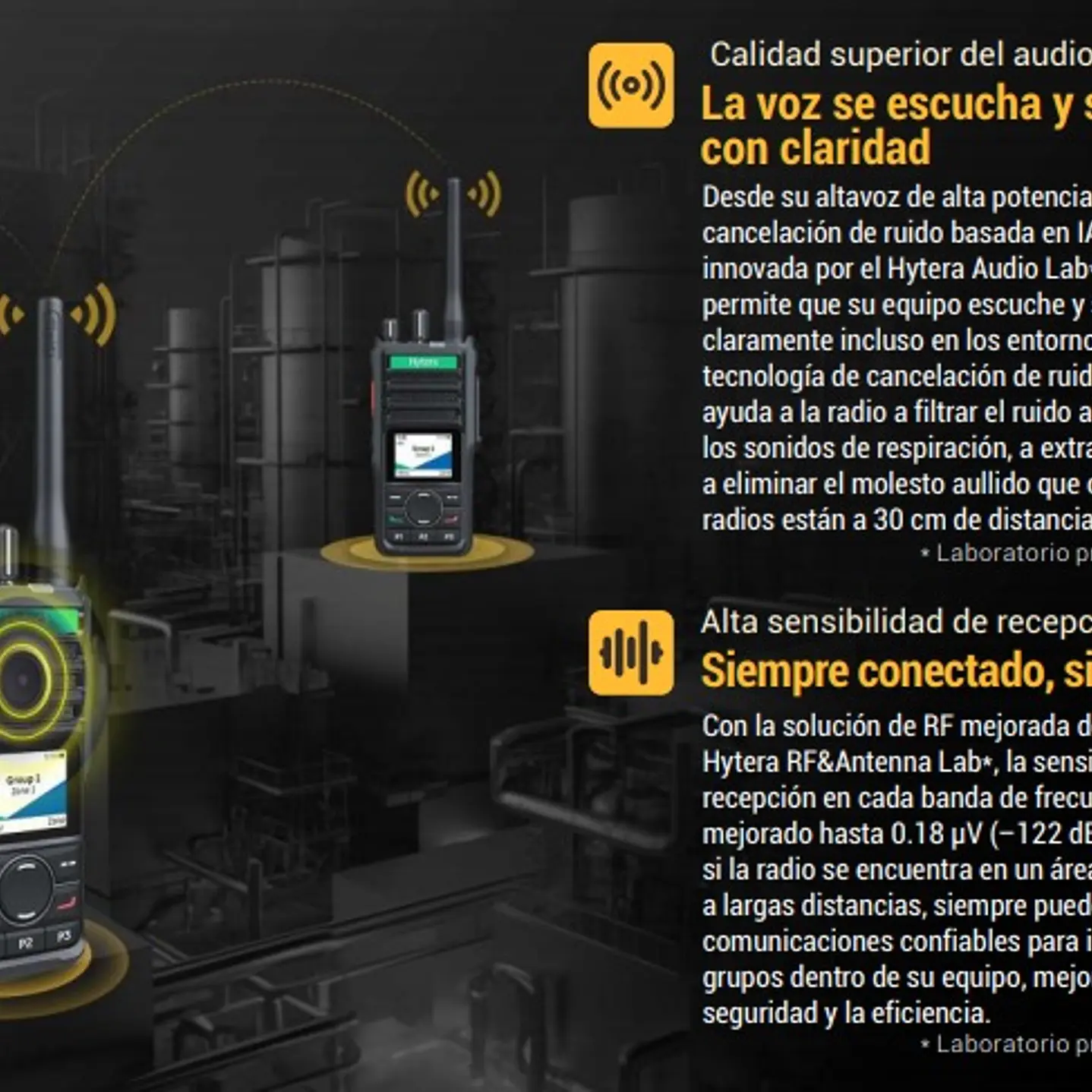 Hytera HP506 UL913 UHF1 400-470 MHz 256CH Digital DMR y Analogico 4W Intrinsicamente Seguro 5W IP67 Radio portatil (A pedido por importación) Precio con iva incluido 23