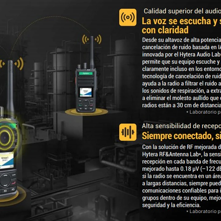 Hytera HP506 UL913 UHF1 400-470 MHz 256CH Digital DMR y Analogico 4W Intrinsicamente Seguro 5W IP67 Radio portatil (A pedido por importación) Precio con iva incluido 23