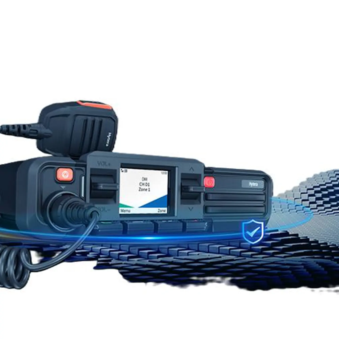 Hytera HM686H VHF 136-174MHz 512CH DMR Tier II Analogico 45W Radio móvil digital profesional High Power 5/45/50W GPS Bluetooth  LCD screen Precio con iva incluido 11
