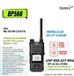 Hytera BP566 VHF 136-174 MHz 256CH DMR Análogo 5W Radio Digital DMR y Analogico con pantalla, robusto cancelacion de ruido y excelente cobertura Precio con iva incluido - Miniatura 1