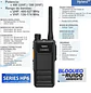 Hytera HP606 VHF 136-174 MHz 1024CH Digital DMR Tier II y Analogico 5W Radio digital y análogo con Man Down, con pantalla OLED IP67, MIL-STD-810G, parlante anti magnético  Precio con iva incluido - Miniatura 1