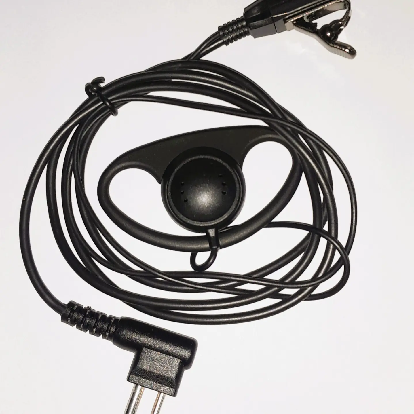 Genérico E1326-MPS Auricular Tipo D con micrófono y PTT de Solapa de dos pines para Motorola R2 EP450 EP350/350MX DEP450 VX80 Analógicos Wings WP-67  Precio con iva incluido 1