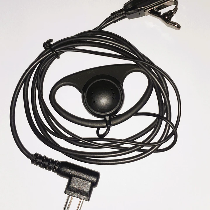 Genérico E1326-MPS Auricular Tipo D con micrófono y PTT de Solapa de dos pines para Motorola R2 EP450 EP350/350MX DEP450 VX80 Analógicos Wings WP-67  Precio con iva incluido 1