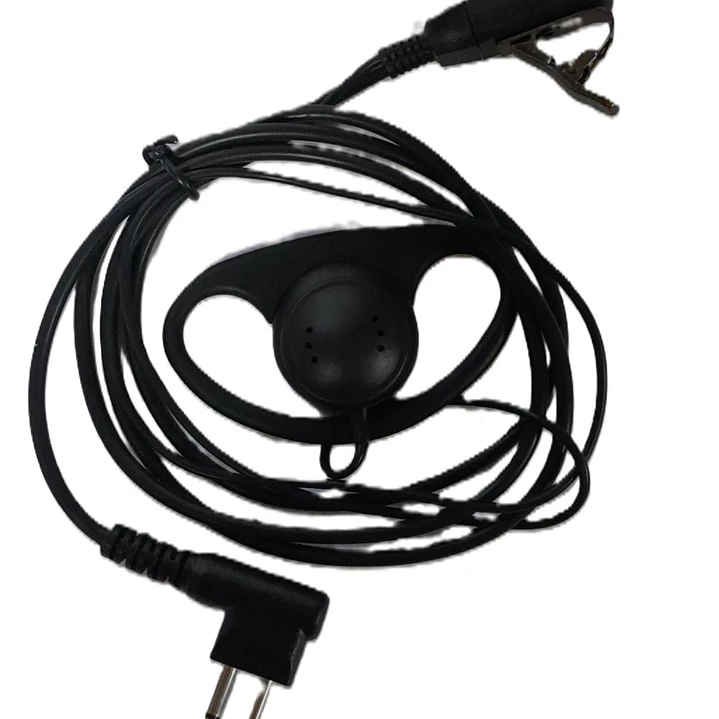 Genérico E1326-MPS Auricular Tipo D con micrófono y PTT de Solapa de dos pines para Motorola R2 EP450 EP350/350MX DEP450 VX80 Analógicos Wings WP-67  Precio con iva incluido 2