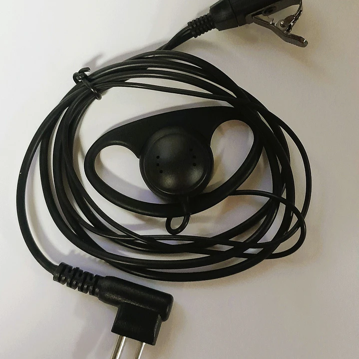 Genérico E1326-MPS Auricular Tipo D con micrófono y PTT de Solapa de dos pines para Motorola R2 EP450 EP350/350MX DEP450 VX80 Analógicos Wings WP-67  Precio con iva incluido 3