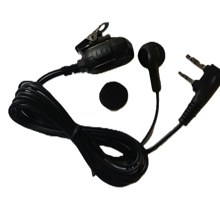 Genérico E1326K4 Audífono de 1 cable de 1160mm con PTT de Solapa para Kenwood Wouxun WLN Wings INRICO Precio con iva incluido 3