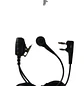 Genérico E1802-K Auricular tubo acústico transparente con ptt solapa para Kenwood Baofeng Wouxun Wings WLN Precio con iva incluido  - Miniatura 2
