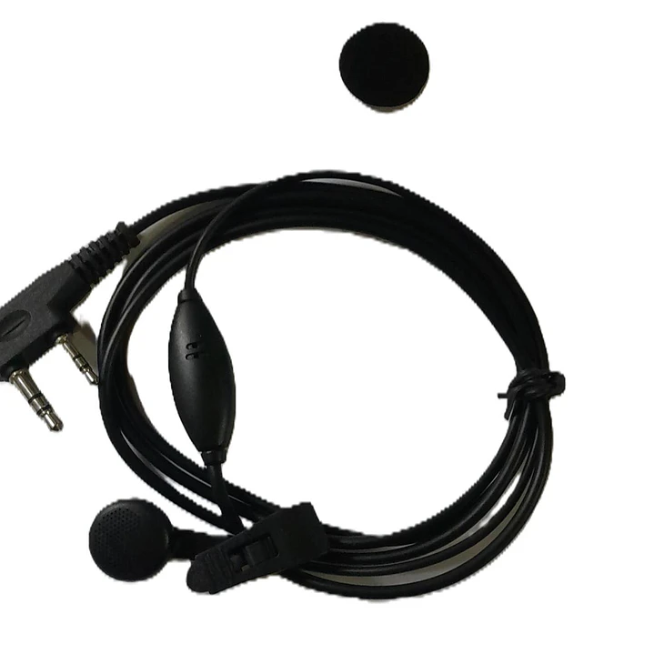 Genérico E-1401-K Auricular en línea de color negro PTT 1 Cable para Kenwood Wouxun Wings WLN TXPRO INRICO Precio con iva incluido 2